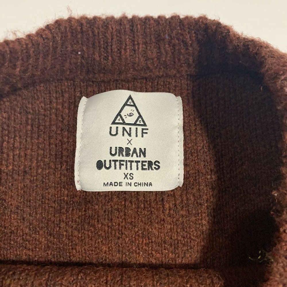 Urban Outfitters Sweater Unif X Size Xs Brown Gray - Picture 4 of 8